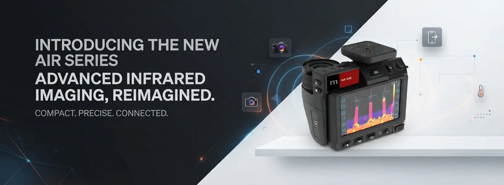 ICI IR infrared thermal imaging camera series banner
